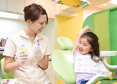 ブラッシング指導・仕上げ磨き